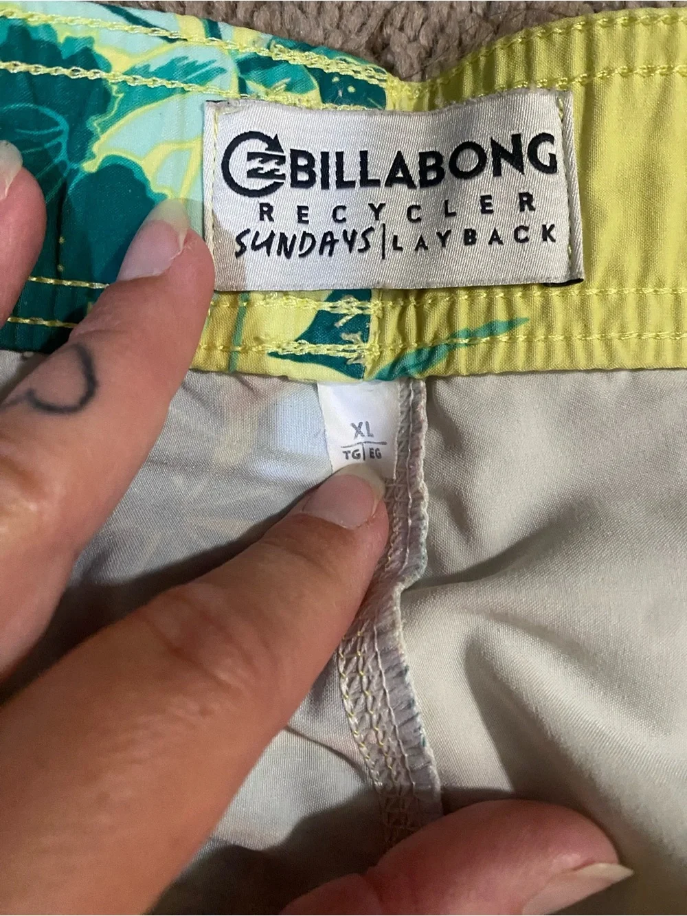 Billabong swim trunks